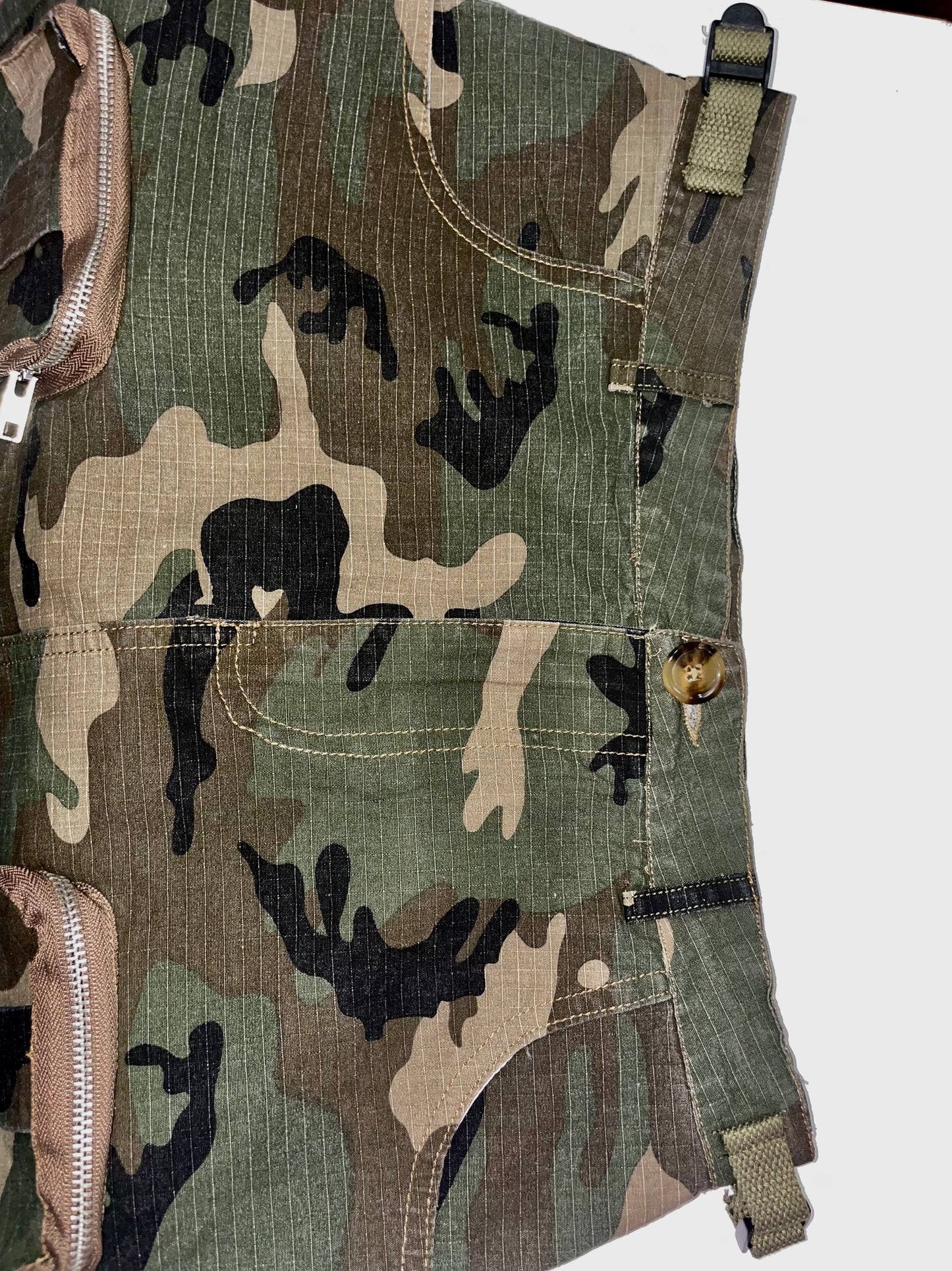 Army fatigue Mini Skirt